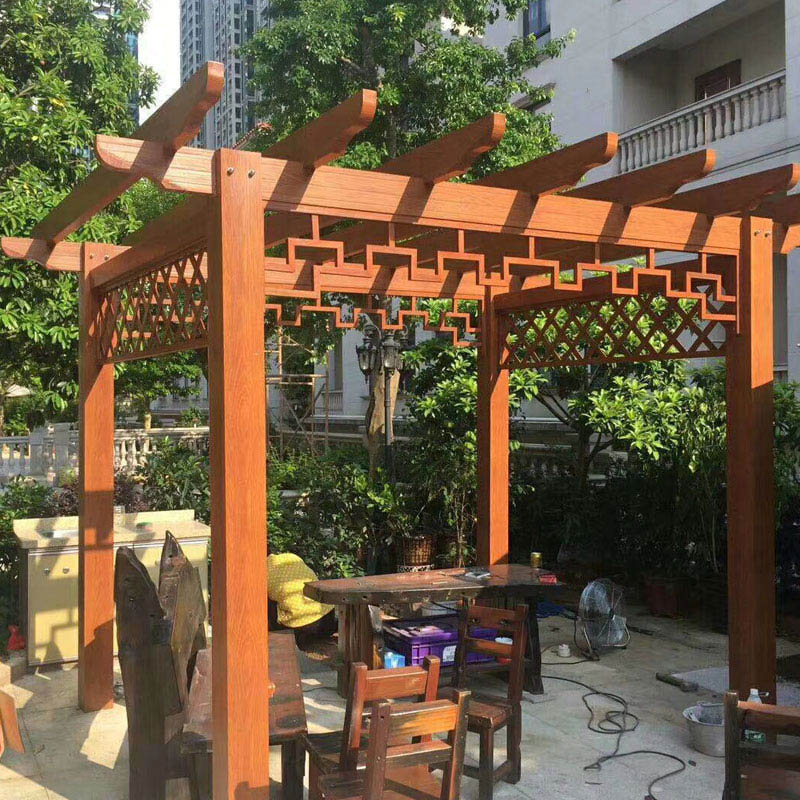 Garden Metal ခေတ်မီစပျစ်သီး Trellis ပြင်ပ Gazebos