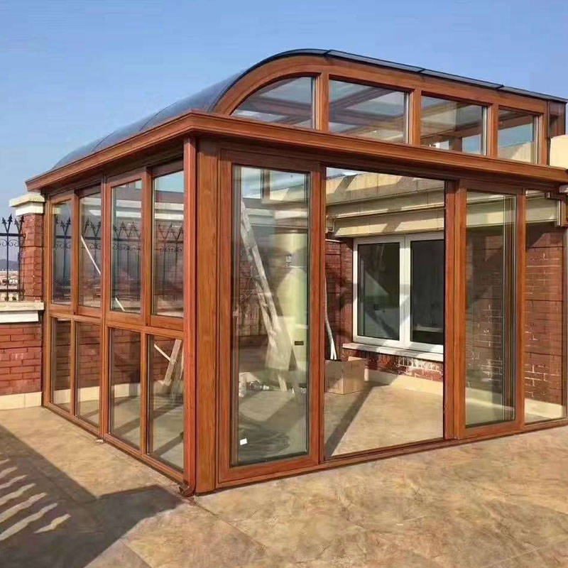 ပြင်ပ Veranda Tempered Glass Garden Sunroom